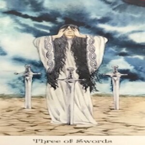 June 27, 2025 - Tarot Card of the Day - 3 of Swords