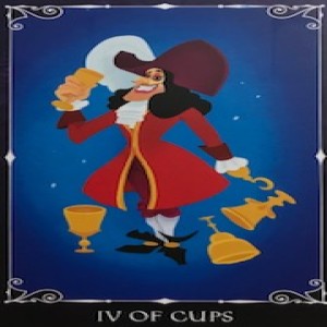 September 21, 2022 - Tarot Card of the Day - 4 of Cups