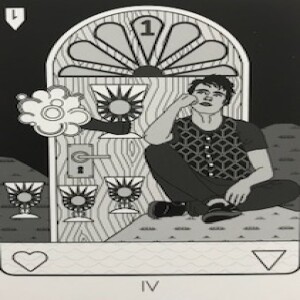 July 6, 2025 - Tarot Card of the Day - 4 of Cups