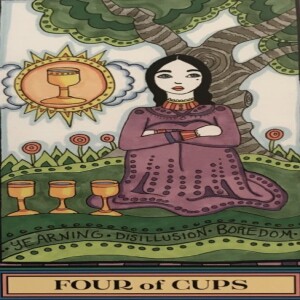 March 14, 2025 - Tarot Card of the Day - 4 of Cups