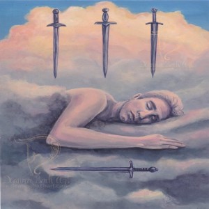 August 9, 2022 - Tarot Card of the Day - 4 of Swords