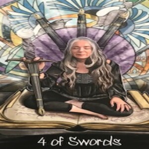 June 9, 2024 - Tarot Card of the Day - 4 of Swords