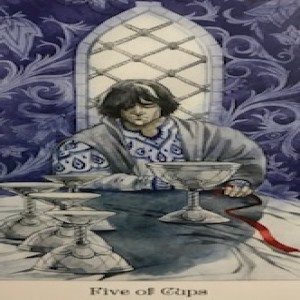 December 28, 2021 - Tarot Card of the Day - 5 of Cups