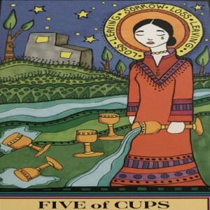 February 25, 2025 - Tarot Card of the Day - 5 of Cups