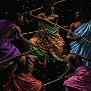 May 9, 2025 - Tarot Card of the Day - 5 of Wands