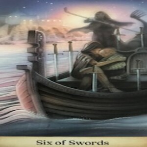 January 19, 2025 - Tarot Card of the Day - 6 of Swords