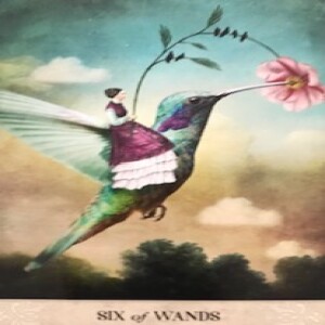 April 28, 2024 - Tarot Card of the Day - 6 of Wands