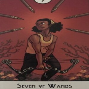 January 5, 2024 - Tarot Card of the Day - 7 of Wands