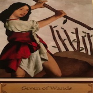 January 2, 2022 - Tarot Card of the Day - 7 of Wands