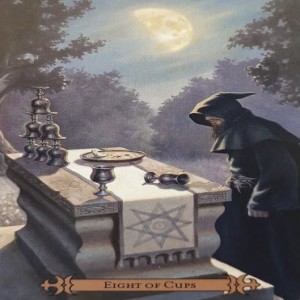 August 21, 2022 - Tarot Card of the Day - 8 of Cups