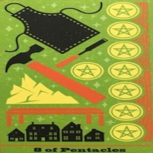 June 16, 2024 - Tarot Card of the Day - 8 of Pentacles
