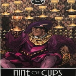 May 12, 2024 - Tarot Card of the Day - 9 of Cups