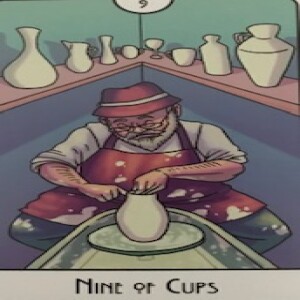 July 16, 2023 - Tarot Card of the Day - 9 of Cups
