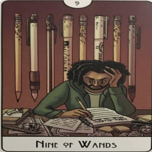 April 12, 2025 - Tarot Card of the Day - 9 of Wands