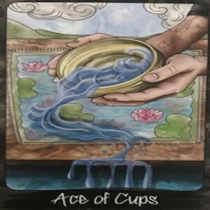 July 8, 2023 - Tarot Card of the Day - Ace of Cups