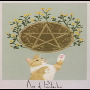 April 14, 2025 - Tarot Card of the Day - Ace of Pentacles