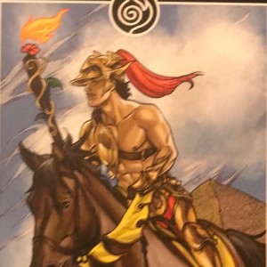 September 25, 2019 - Tarot Card of the Day - Knight of Wands