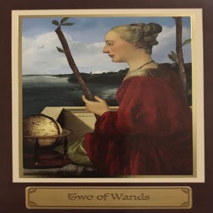 October 8, 2021 - Tarot Card of the Day - 2 of Wands