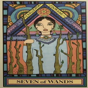 May 17, 2021 - Tarot Card of the Day - 7 of Wands