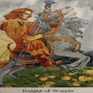 March 1, 2021 - Tarot Card of the Day - Knight of Wands
