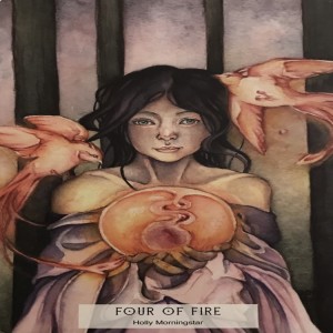 July 14, 2021 - Tarot Card of the Day - 4 of Wands (Fire)