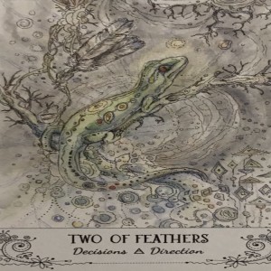 November 25, 2021 - Tarot Card of the Day - 2 of Wands (Feathers)