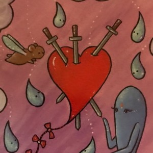 May 6, 2020 - Tarot Card of the Day - 3 of Swords