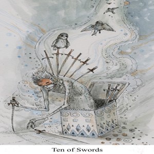 November 23, 2020 - Tarot Card of the Day - 10 of Swords