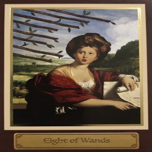 June 5, 2021 - Tarot Card of the Day - 8 of Wands