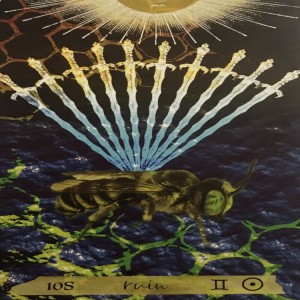 June 24, 2021 - Tarot Card of the Day - 10 of Swords