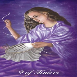 April 10, 2022 - Tarot Card of the Day - 9 of Swords (Knives)