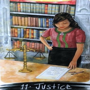 May 22, 2021 - Tarot Card of the Day - Justice