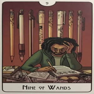January 13, 2021 - Tarot Card of the Day - 9 of Wands