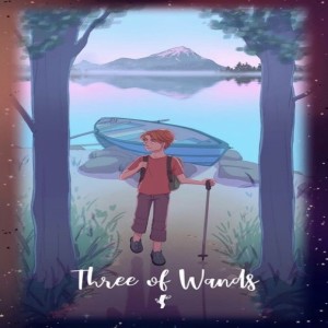 April 1, 2021 - Tarot Card of the Day - 3 of Wands