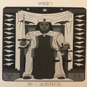 November 17, 2022 - Tarot Card of the Day - Justice