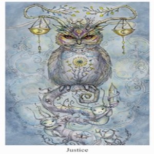 February 10, 2020 - Tarot Card of the Day - Justice