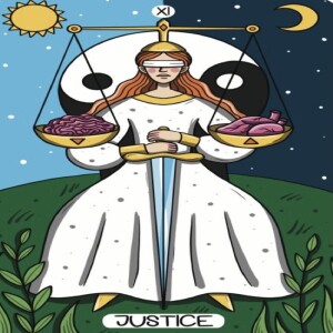 January 13, 2025 - Tarot Card of the Day - Justice
