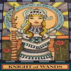 June 8, 2022 - Tarot Card of the Day - Knight of Wands