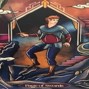May 1, 2025 - Tarot Card of the Day - Page of Swords
