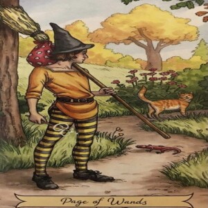 April 17, 2025 - Tarot Card of the Day - Page of Wands