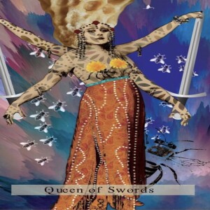 July 22, 2022 - Tarot Card of the Day - Queen of Swords