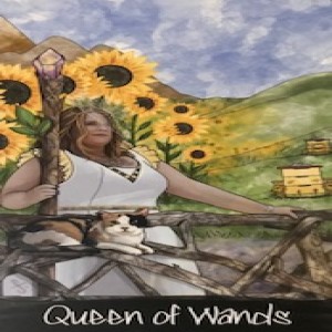 December 29, 2021- Tarot Card of the Day - Queen of Wands