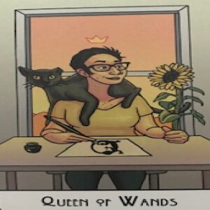 September 24, 2023 - Tarot Card of the Day - Queen of Wands