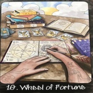 June 15, 2025 - Tarot Card of the Day - Wheel of Fortune
