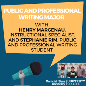 Public and Professional Writing Major