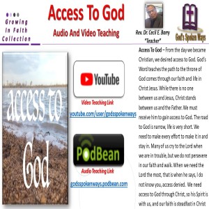 Access To God