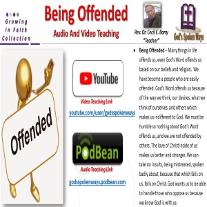 Being Offended