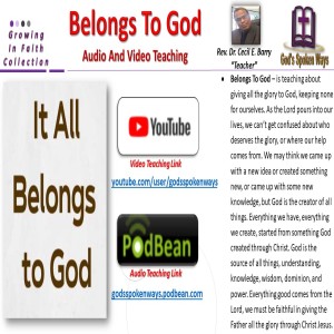Belongs To God