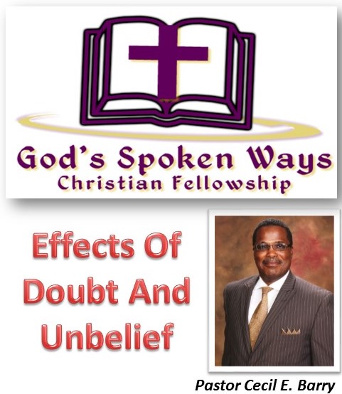 Effects Of Doubt And Unbelief