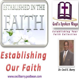 Establishing Our Faith